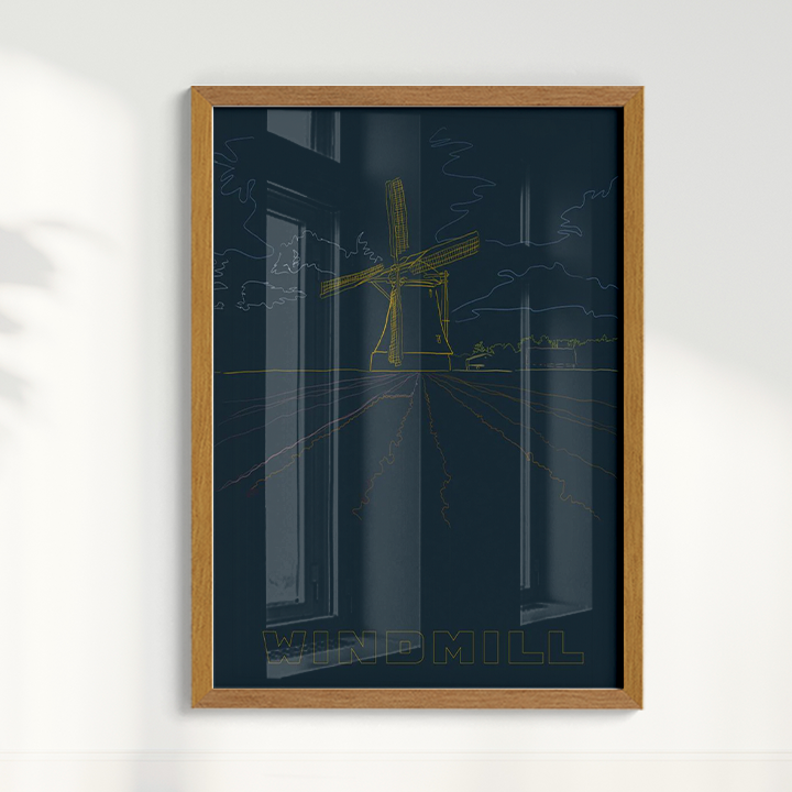 Quadro Moinho por João de Rossi