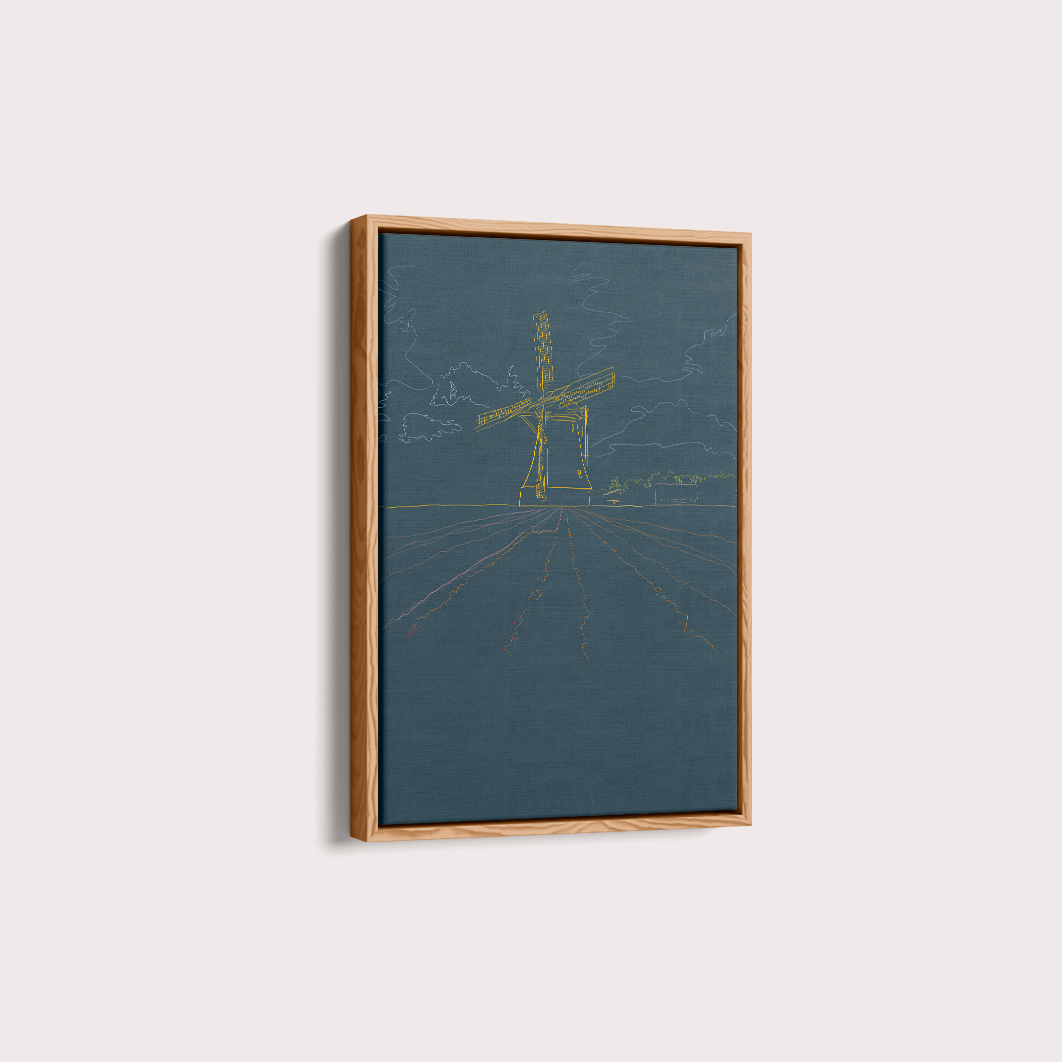 Quadro Moinho por João de Rossi