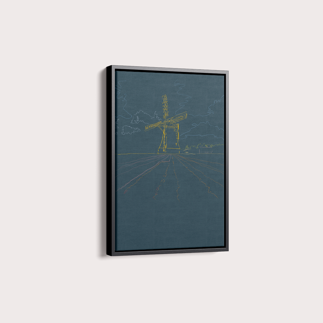 Quadro Moinho por João de Rossi
