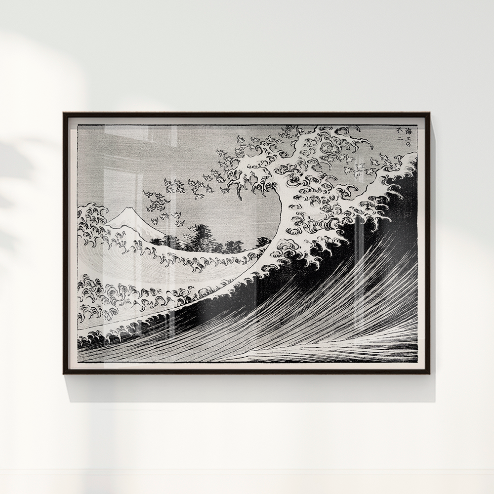 Quadro cem Vistas do Monte Fuji por Katsushika Hokusai