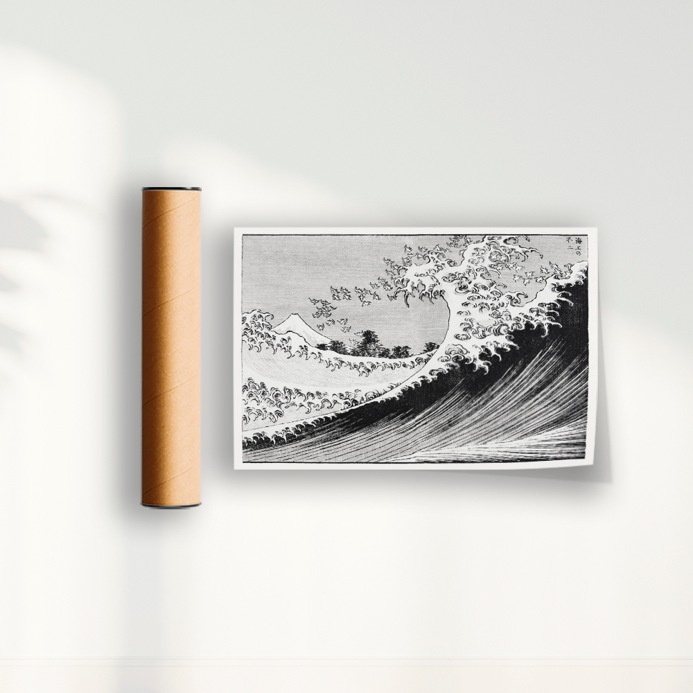 Quadro cem Vistas do Monte Fuji por Katsushika Hokusai