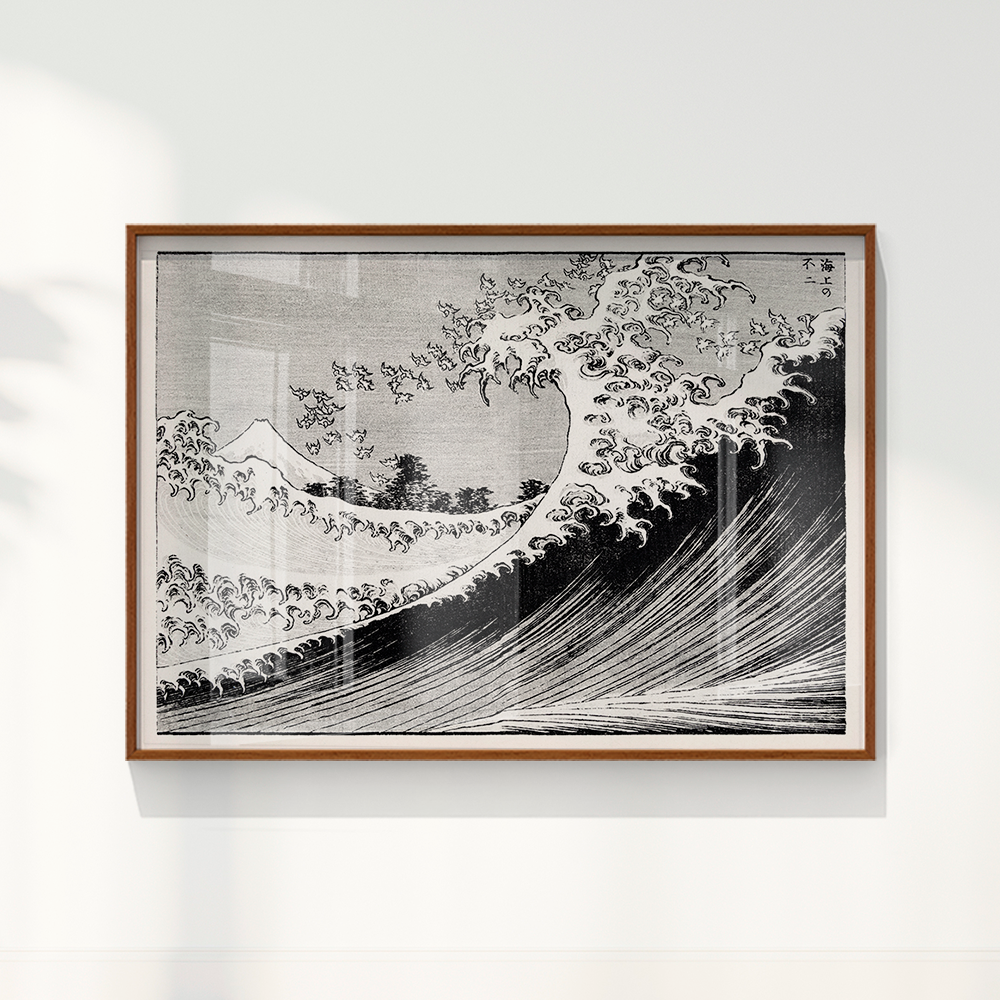 Quadro cem Vistas do Monte Fuji por Katsushika Hokusai