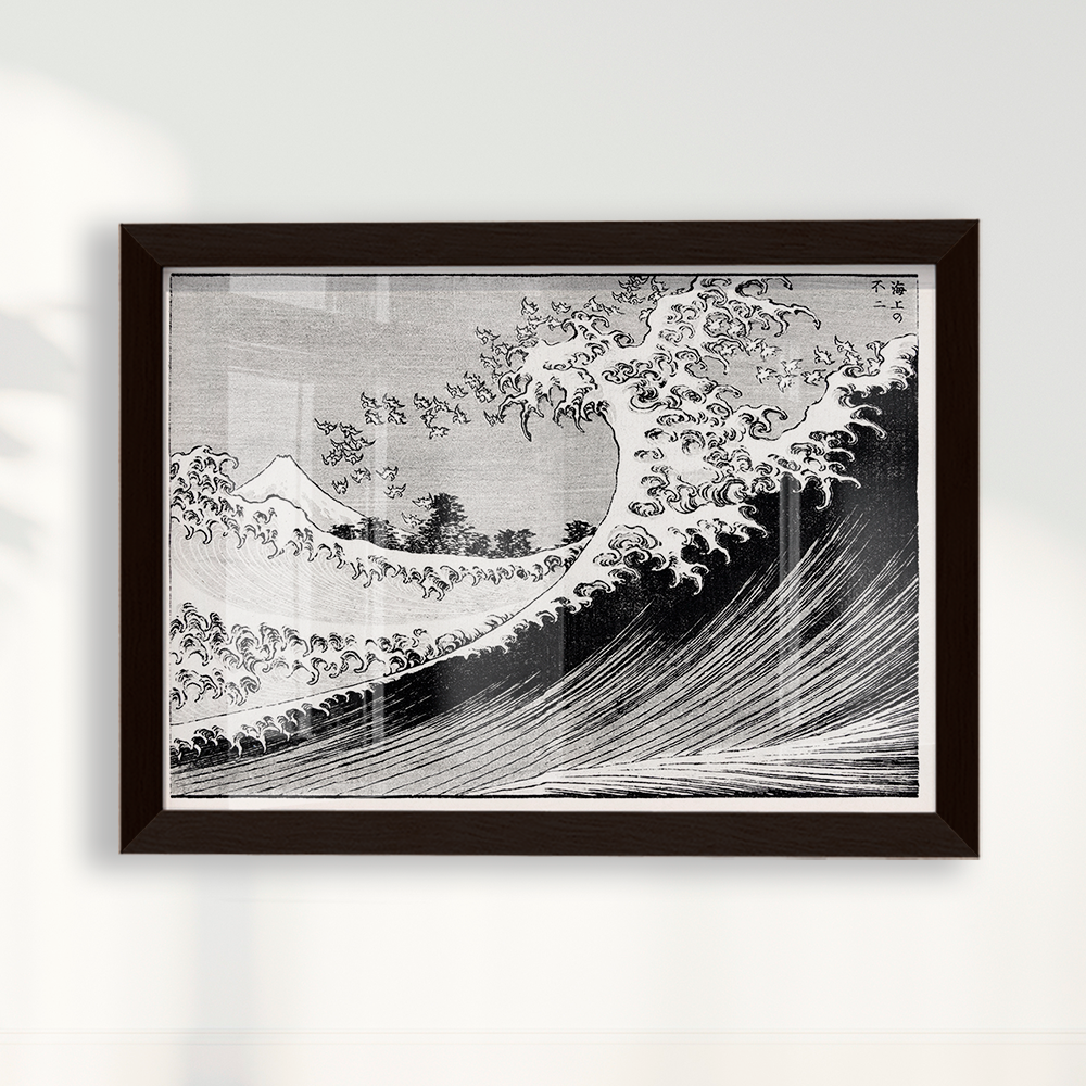 Quadro cem Vistas do Monte Fuji por Katsushika Hokusai
