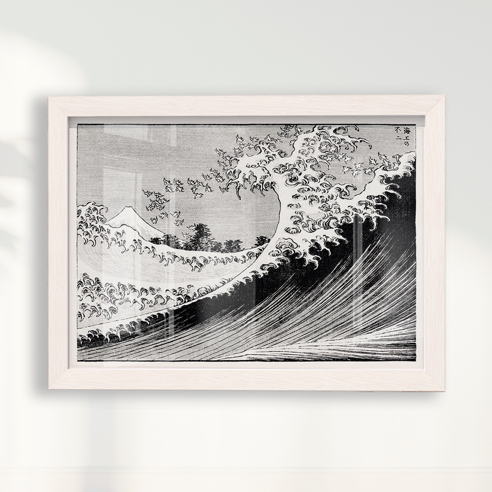 Quadro cem Vistas do Monte Fuji por Katsushika Hokusai