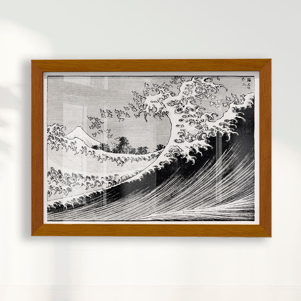 Quadro cem Vistas do Monte Fuji por Katsushika Hokusai