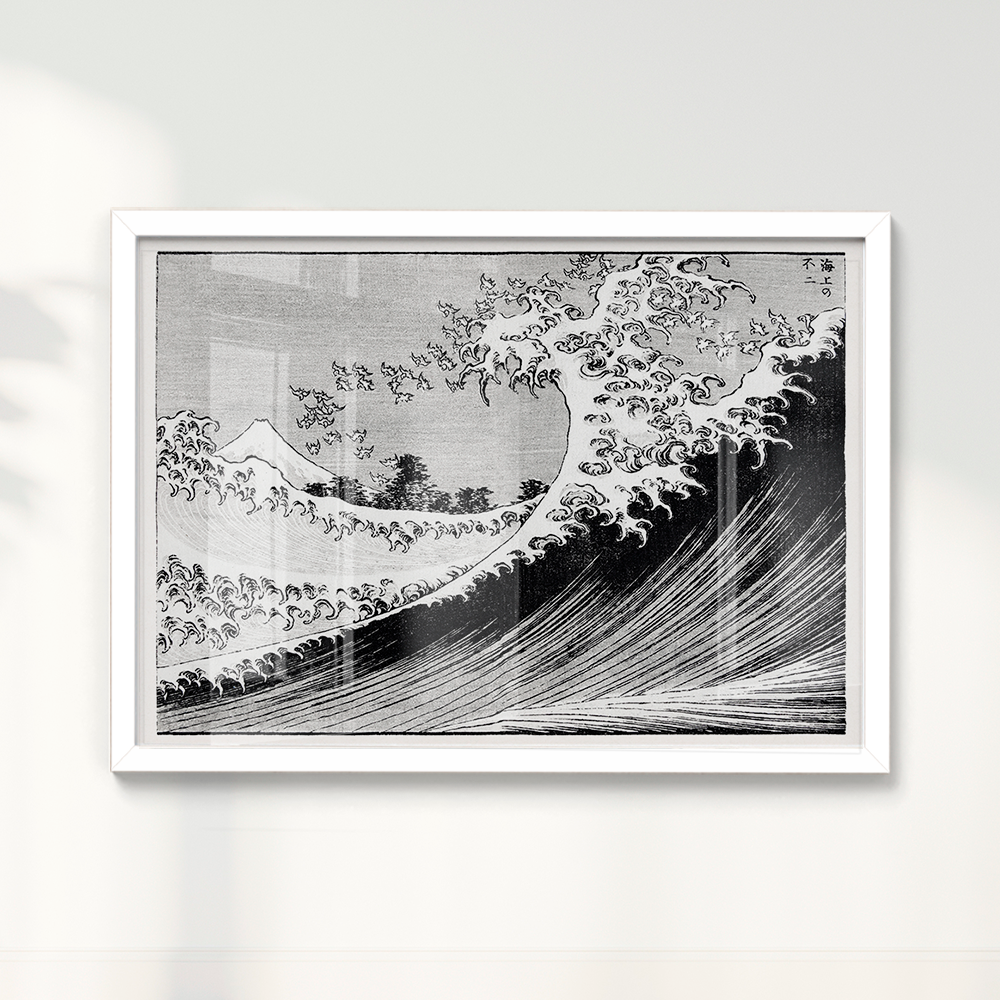 Quadro cem Vistas do Monte Fuji por Katsushika Hokusai