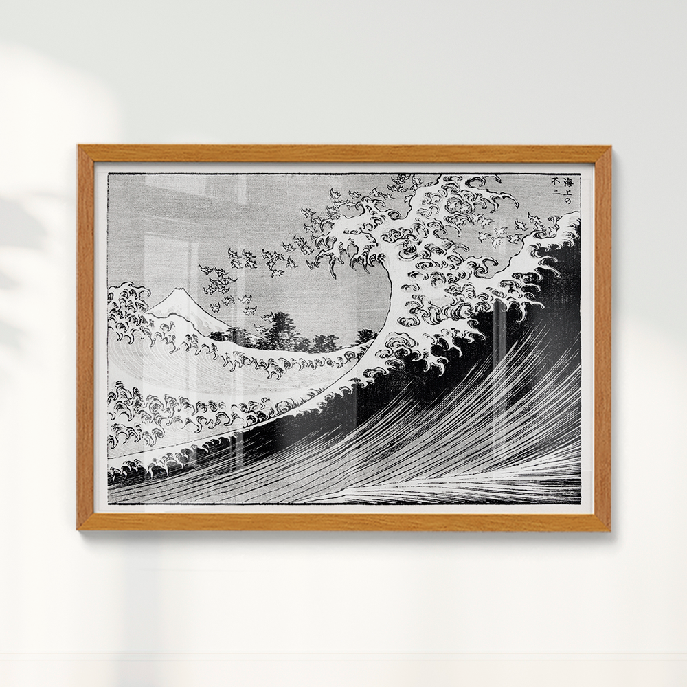 Quadro cem Vistas do Monte Fuji por Katsushika Hokusai