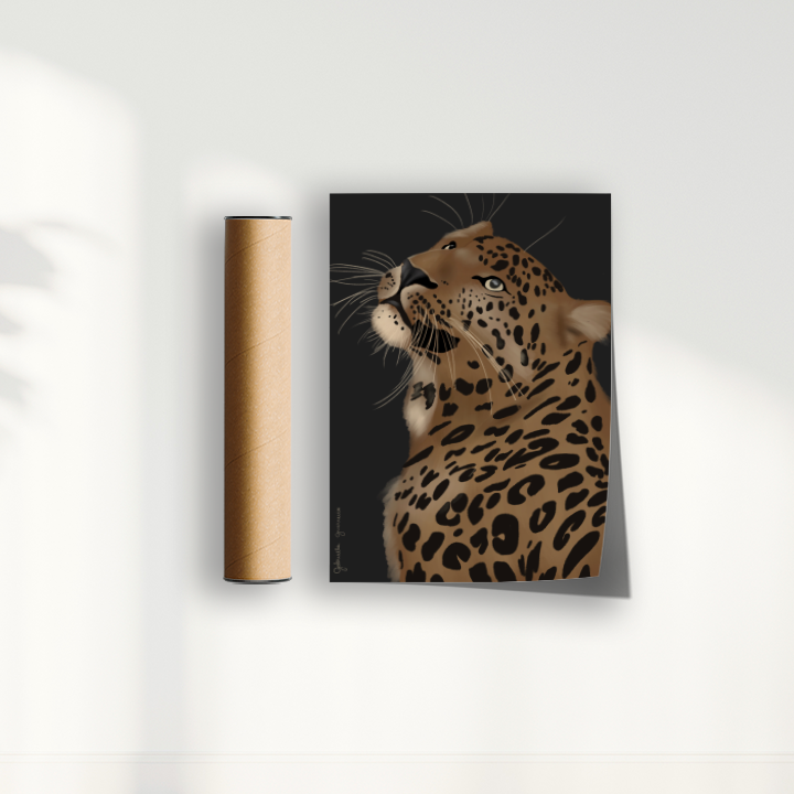 Quadro Onça Pintada por Intui.Art