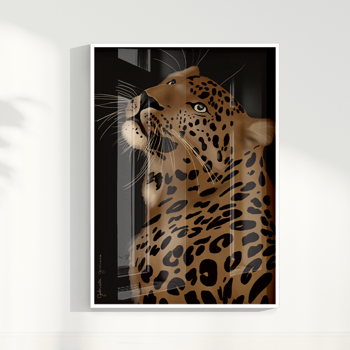 Quadro Onça Pintada por Intui.Art