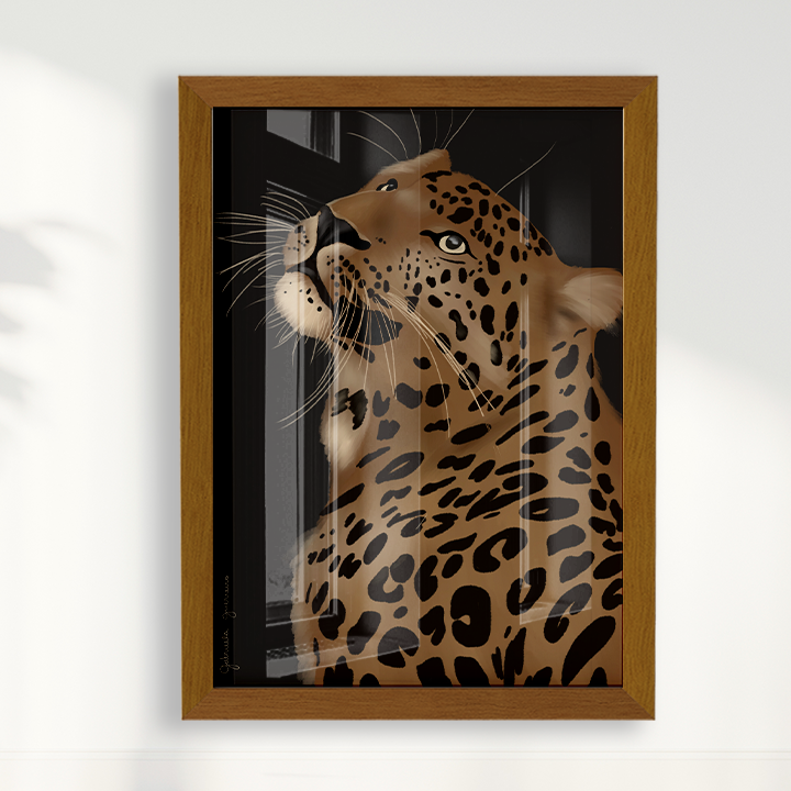 Quadro Onça Pintada por Intui.Art