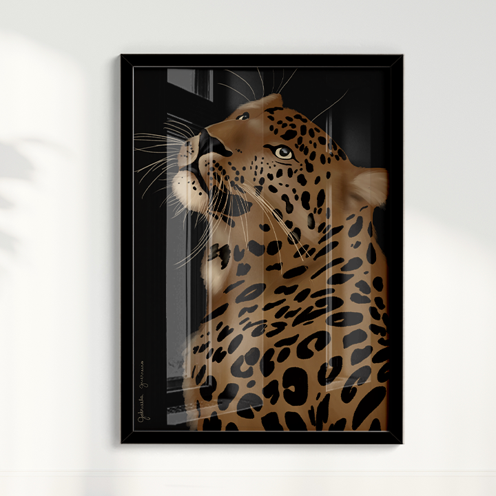 Quadro Onça Pintada por Intui.Art