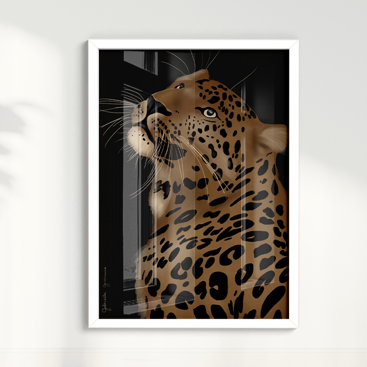 Quadro Onça Pintada por Intui.Art