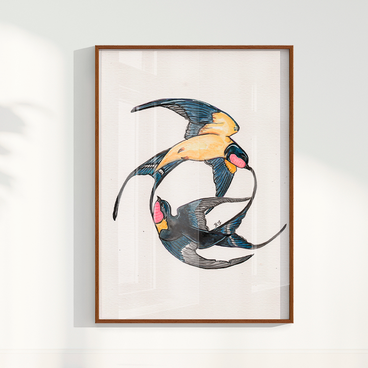 Quadro Aquarelando 21 por Rayana Karoline