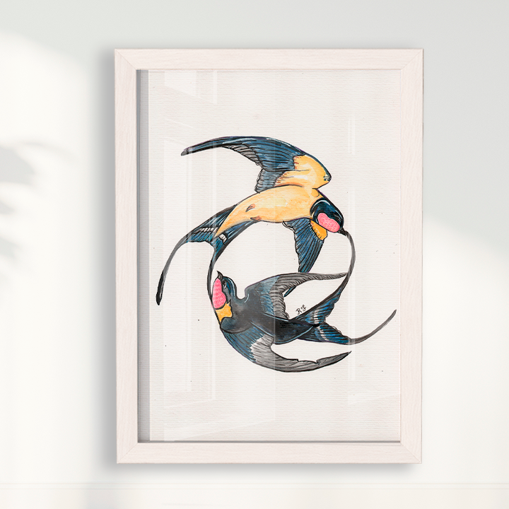 Quadro Aquarelando 21 por Rayana Karoline