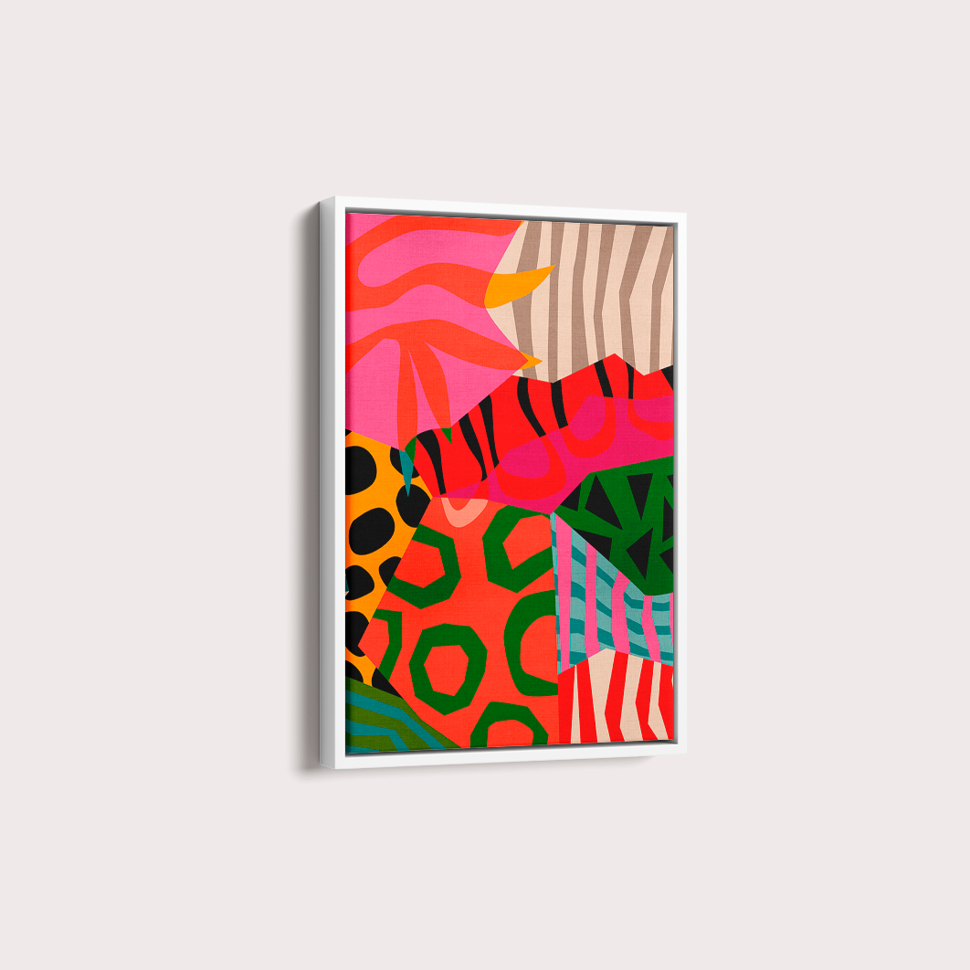 Quadro Patchwork Abstrato por Mário Soares