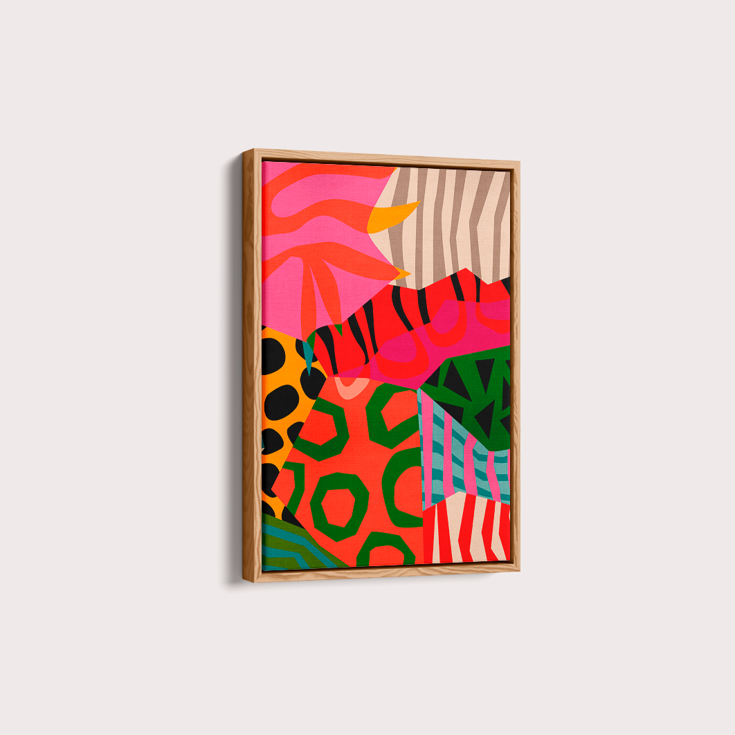 Quadro Patchwork Abstrato por Mário Soares