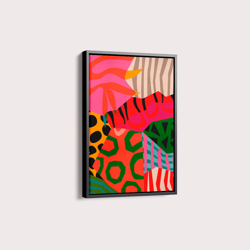 Quadro Patchwork Abstrato por Mário Soares