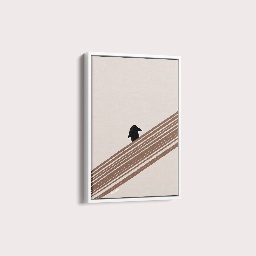 Quadro Penguin on the horizon por Intui.Art