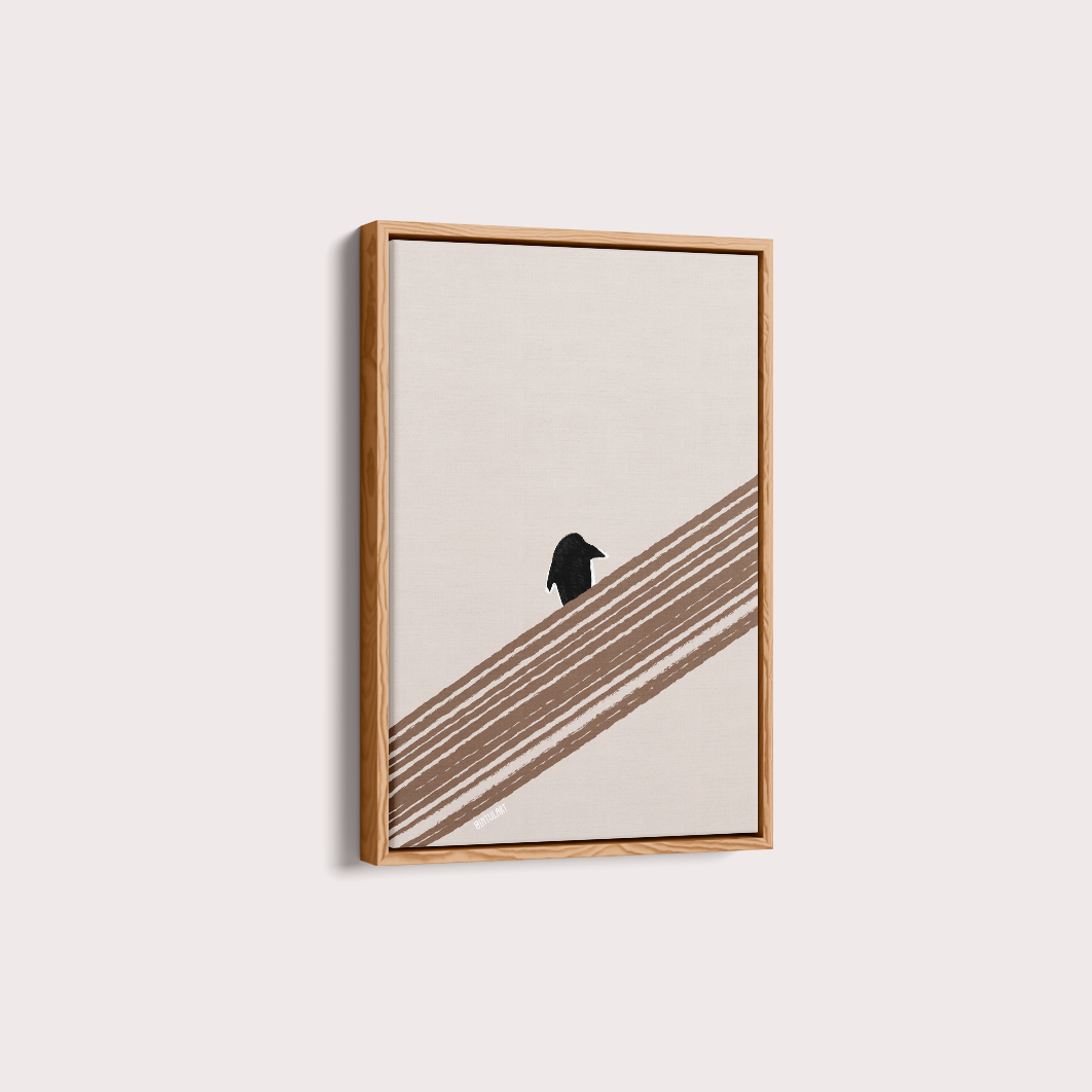 Quadro Penguin on the horizon por Intui.Art