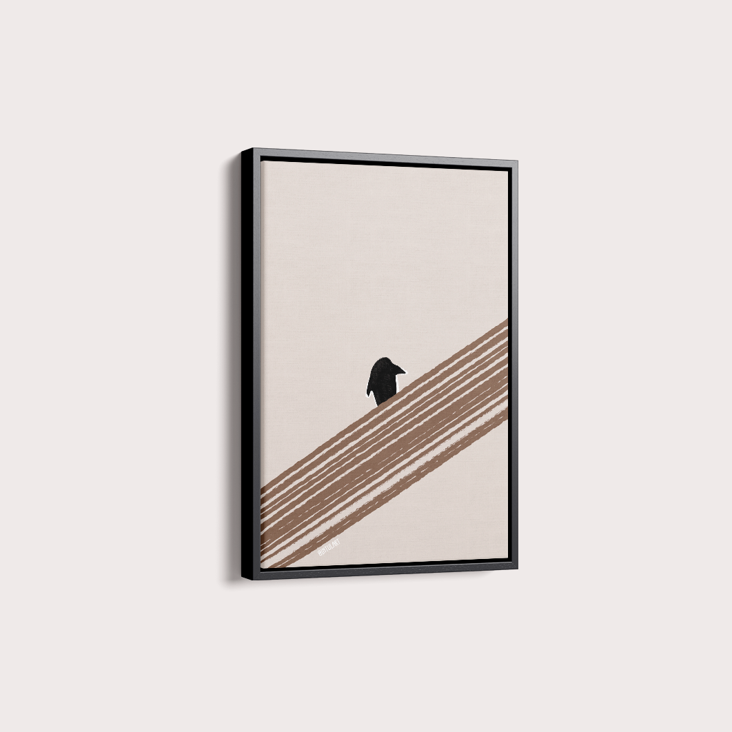 Quadro Penguin on the horizon por Intui.Art