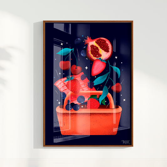 Quadro Piquenique por Carol Traldi