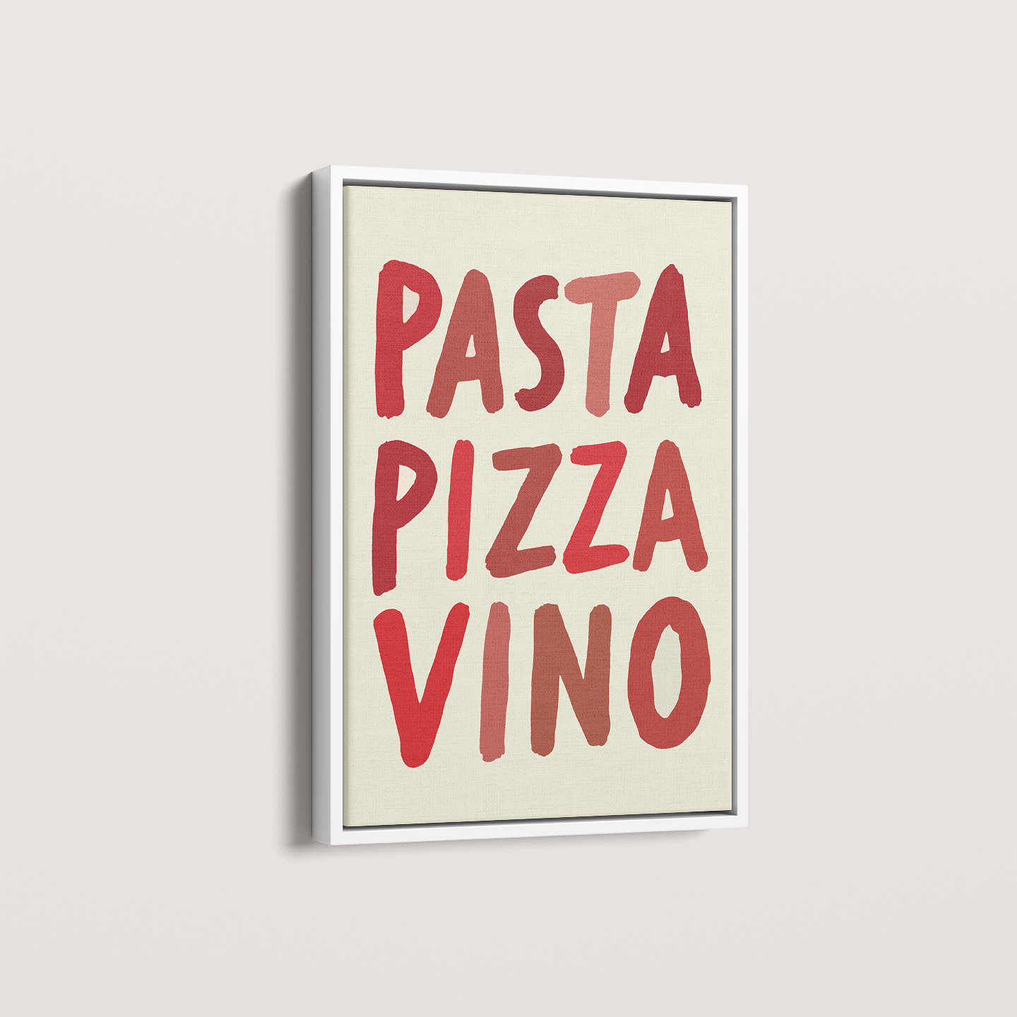 Quadro Pizza Pasta Vino