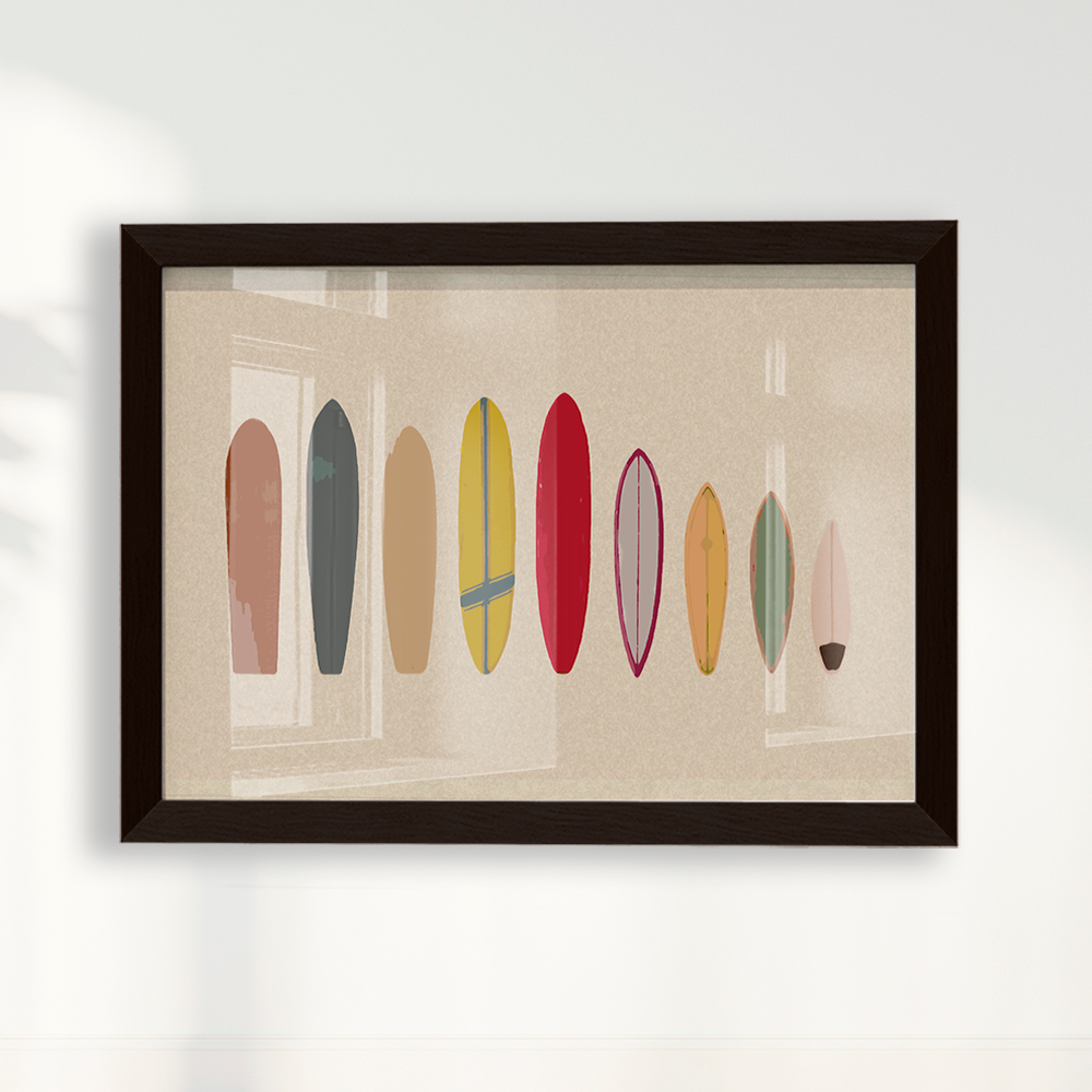 Quadro Pranchas de Surf