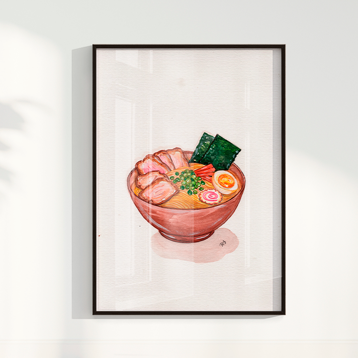 Quadro Ramen por Rayana Karoline