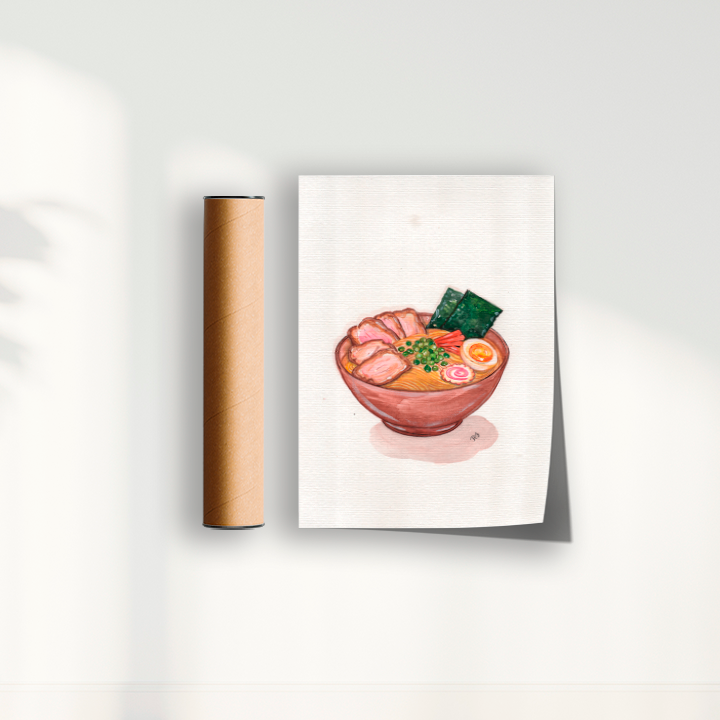 Quadro Ramen por Rayana Karoline
