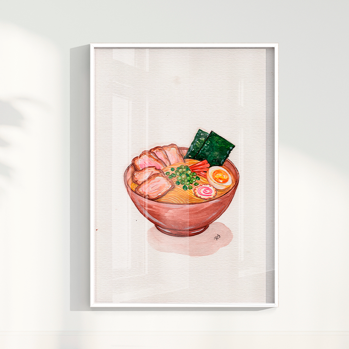 Quadro Ramen por Rayana Karoline