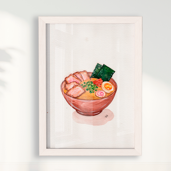 Quadro Ramen por Rayana Karoline