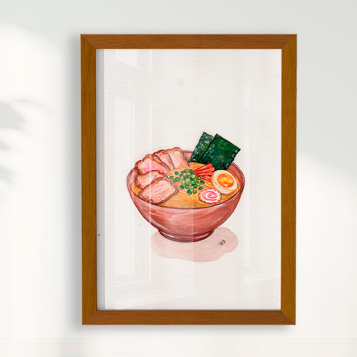 Quadro Ramen por Rayana Karoline