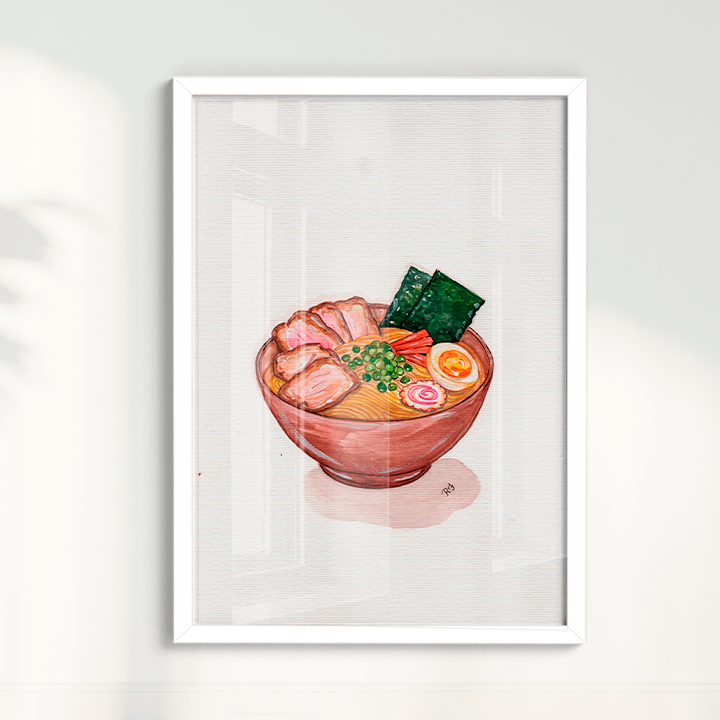 Quadro Ramen por Rayana Karoline