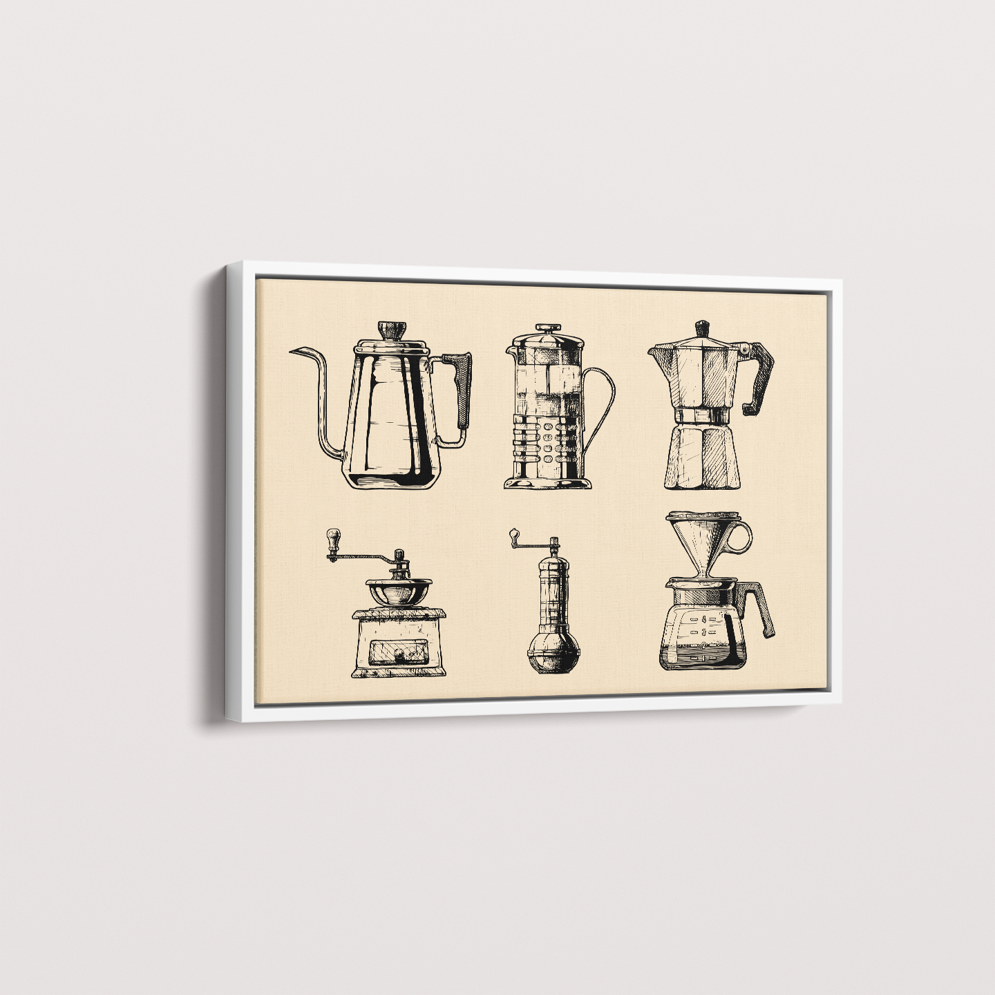 Quadro Preparação do Café