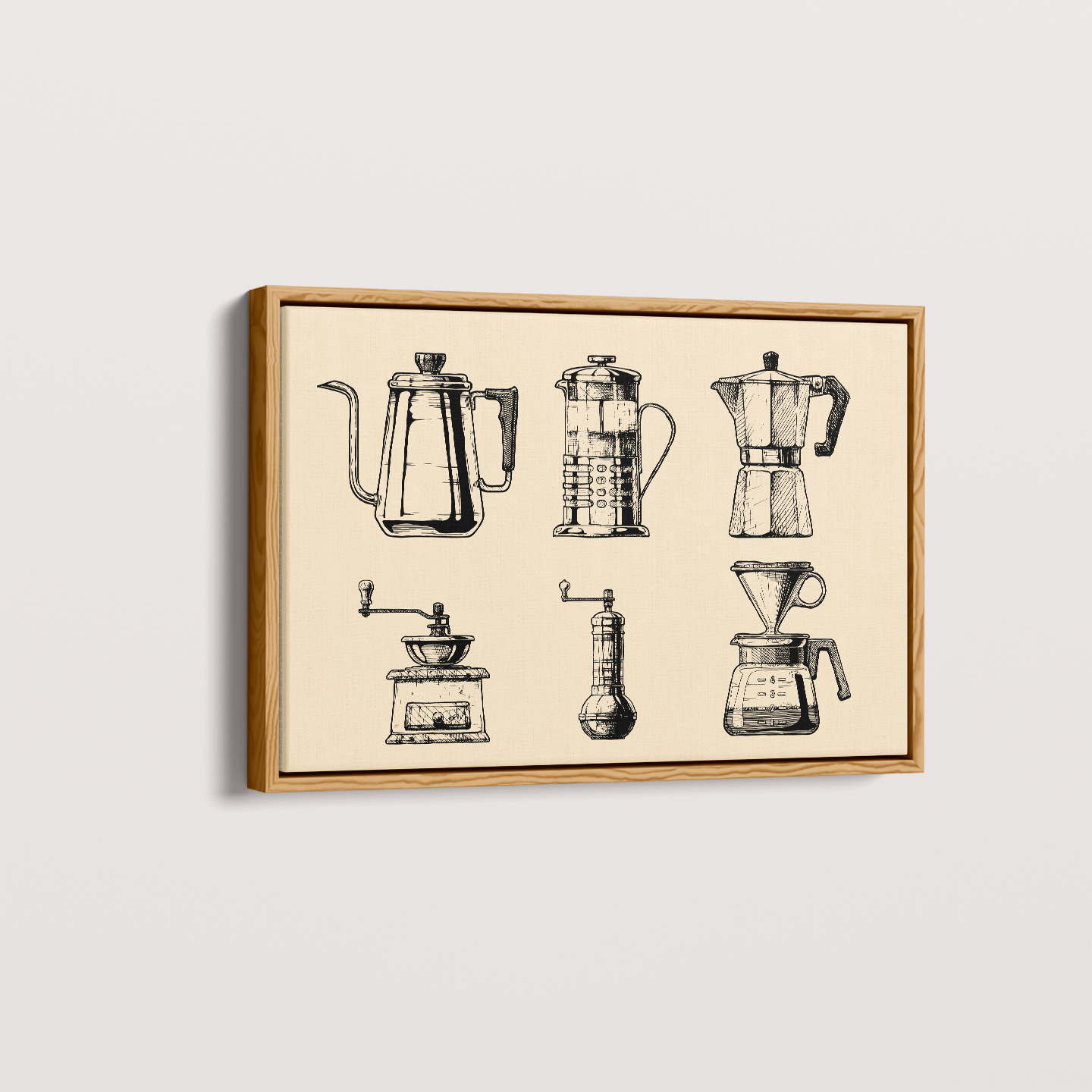 Quadro Preparação do Café