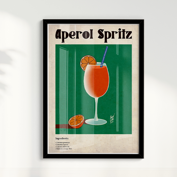 Quadro Aperol Spritz por Thiago Villas Boas