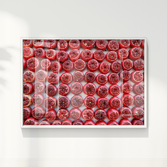 Quadro Romãs de Tel Aviv em Shuk HaCarmel por Larissa Heitmann tamanho A1