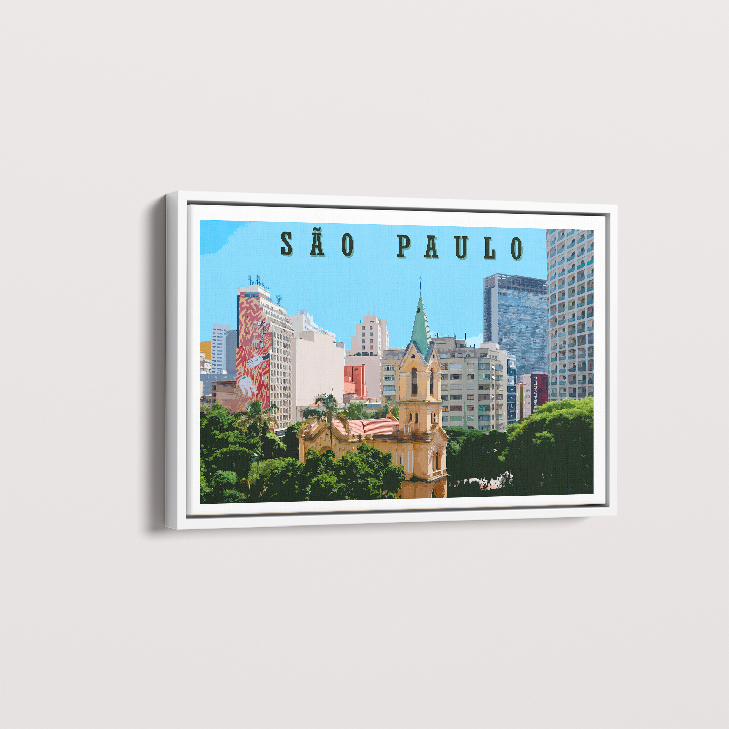 Quadro São Paulo por Angus Waddacor-McConill