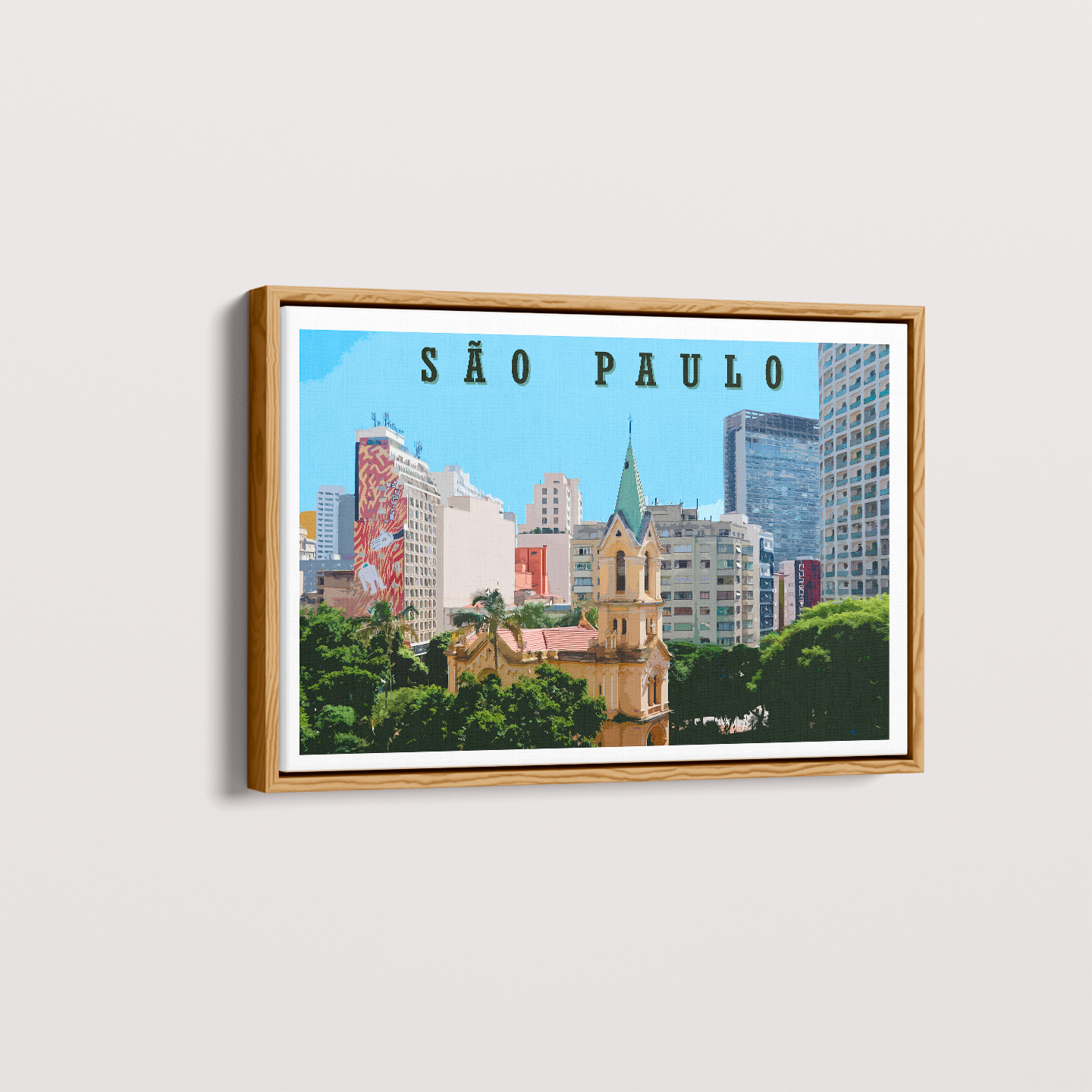 Quadro São Paulo por Angus Waddacor-McConill