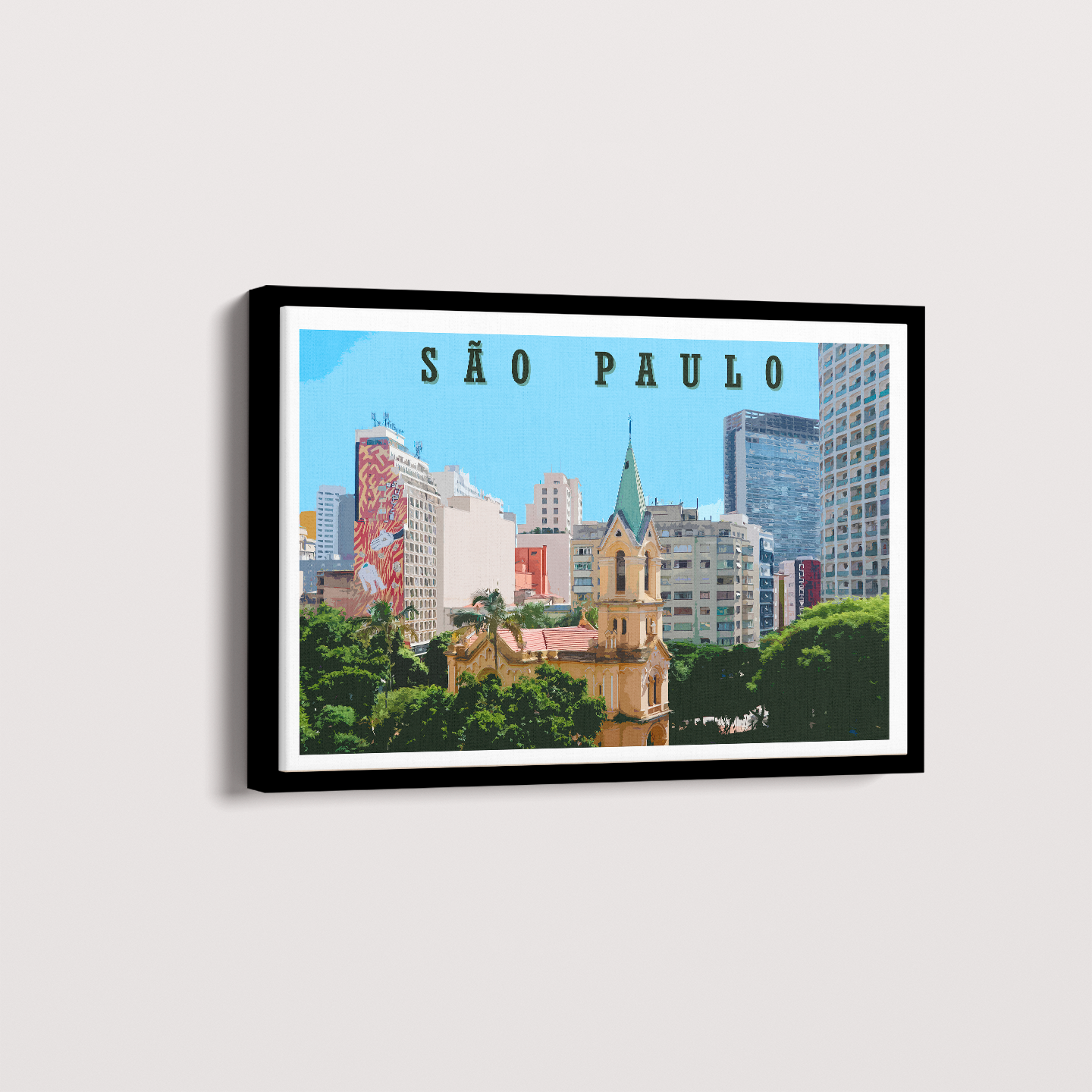 Quadro São Paulo por Angus Waddacor-McConill