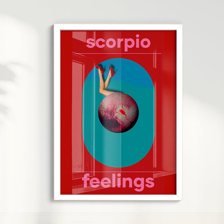 Quadro Signos - Scorpio por Joana Petribú