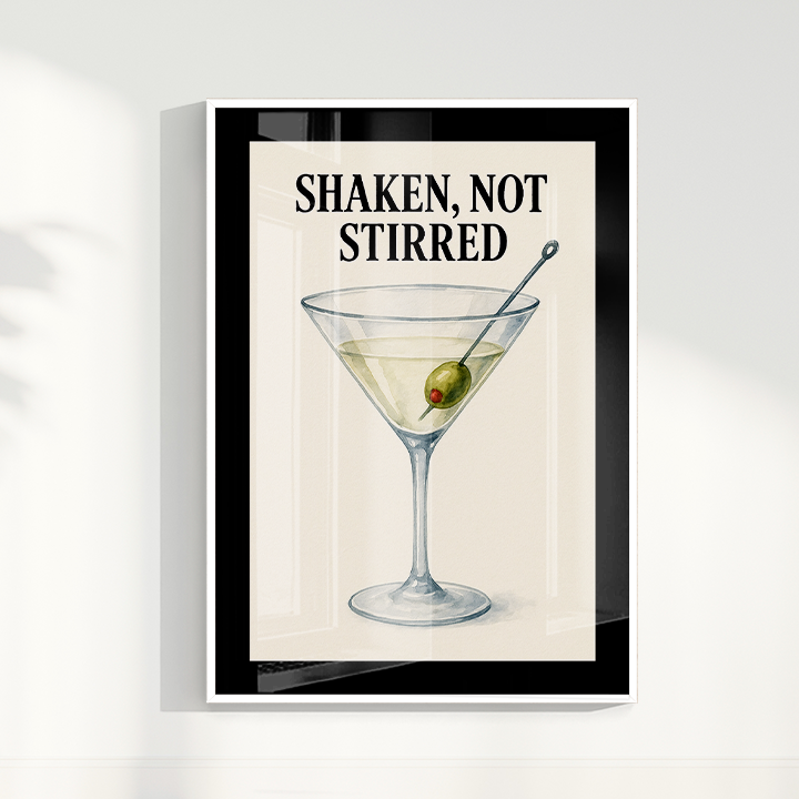 Quadro Shaken - Martini