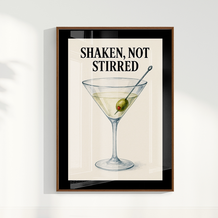 Quadro Shaken - Martini