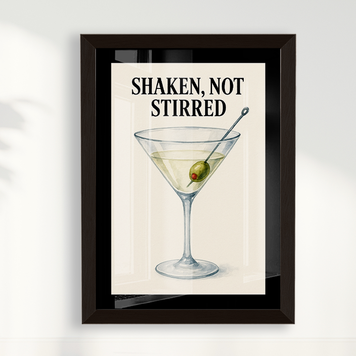 Quadro Shaken - Martini