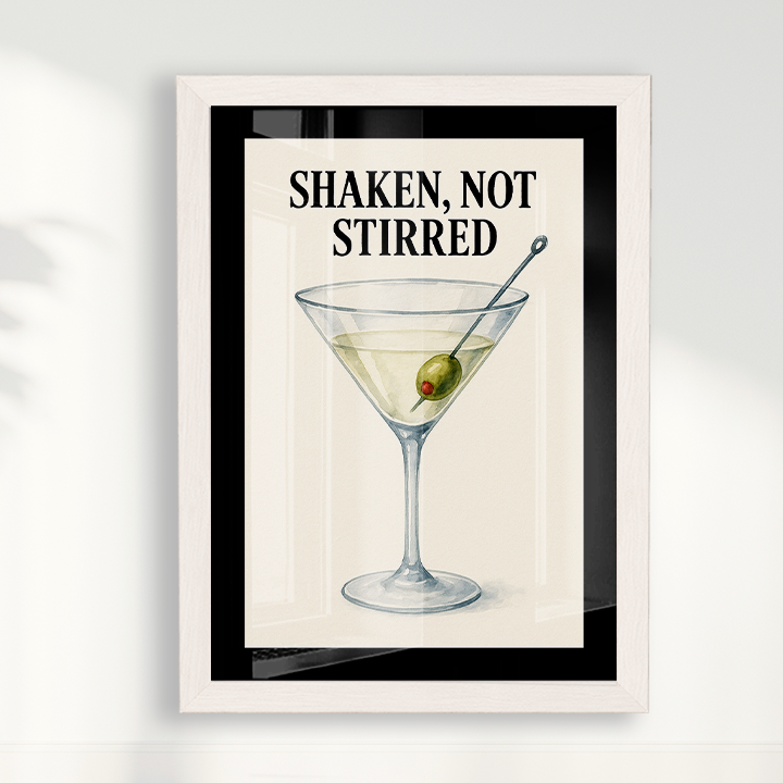 Quadro Shaken - Martini