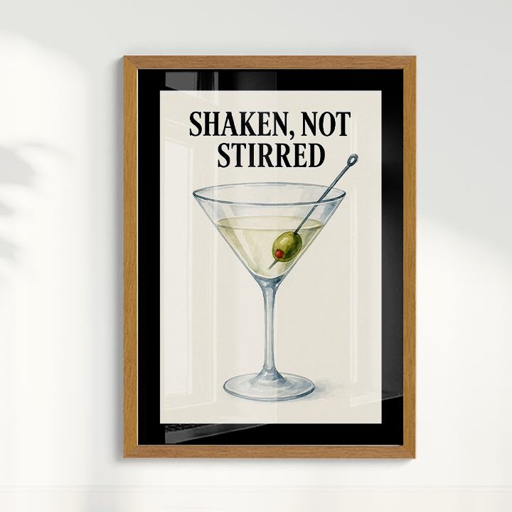 Quadro Shaken - Martini