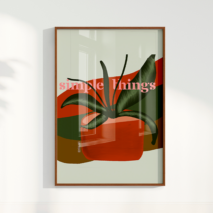 Quadro Simple things por Intui.Art