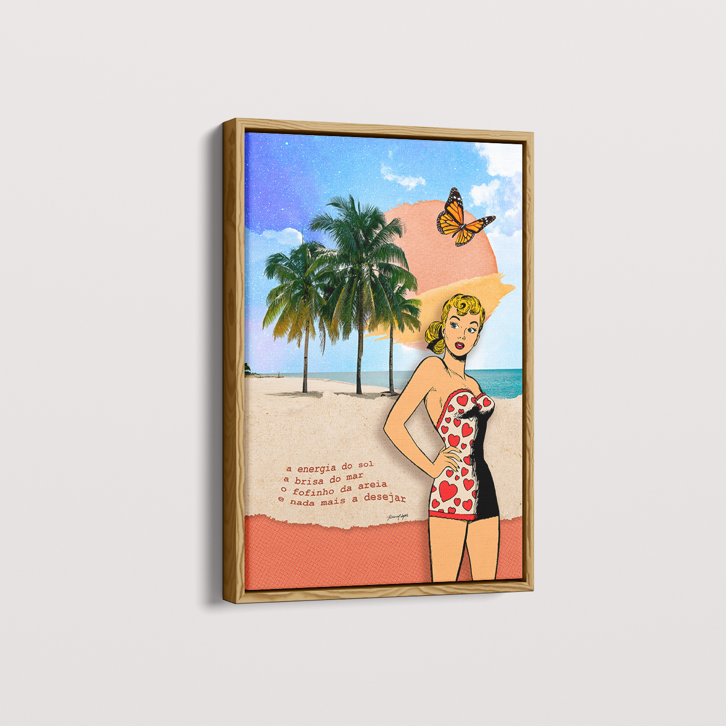 Quadro Sol & Mar por Adoro Cores