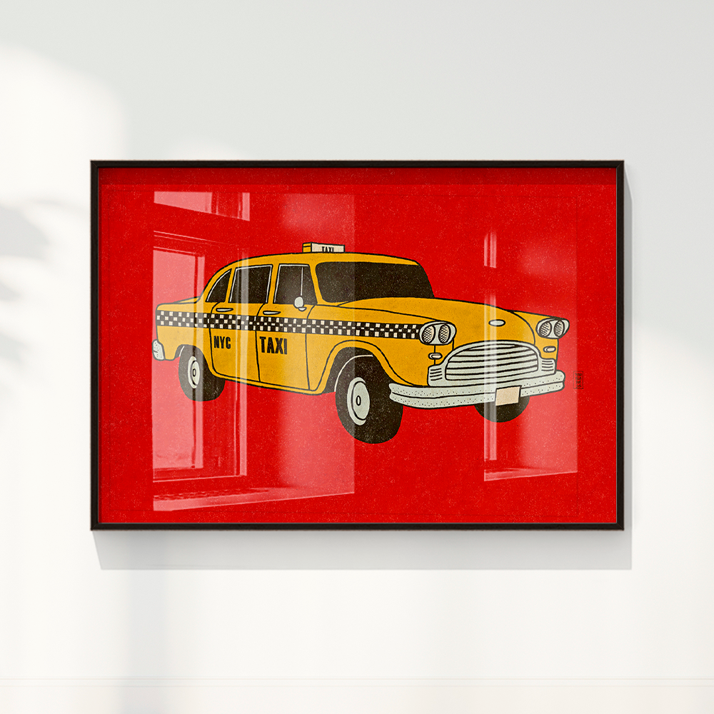Quadro Taxi NYC por Thiago Villas Boas