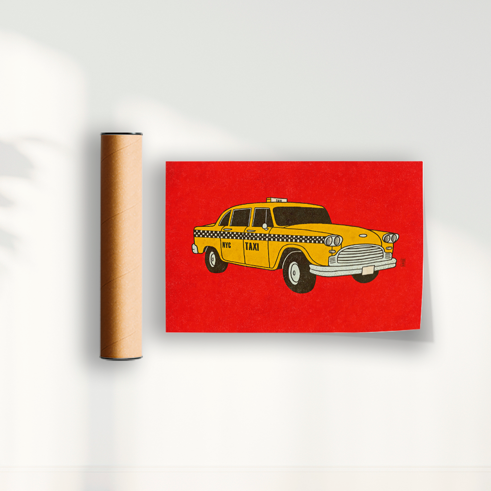 Quadro Taxi NYC por Thiago Villas Boas